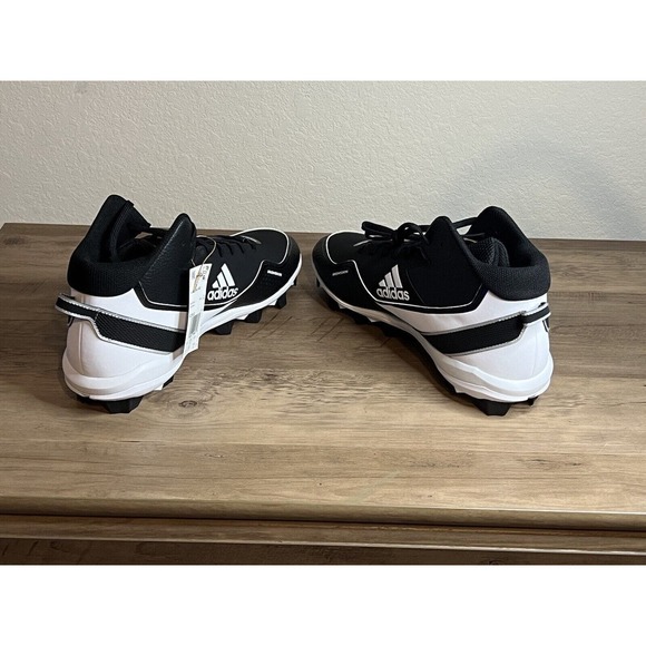 Adidas Black and White Athletic Sneakers Sleek Design - Picture 1 of 16